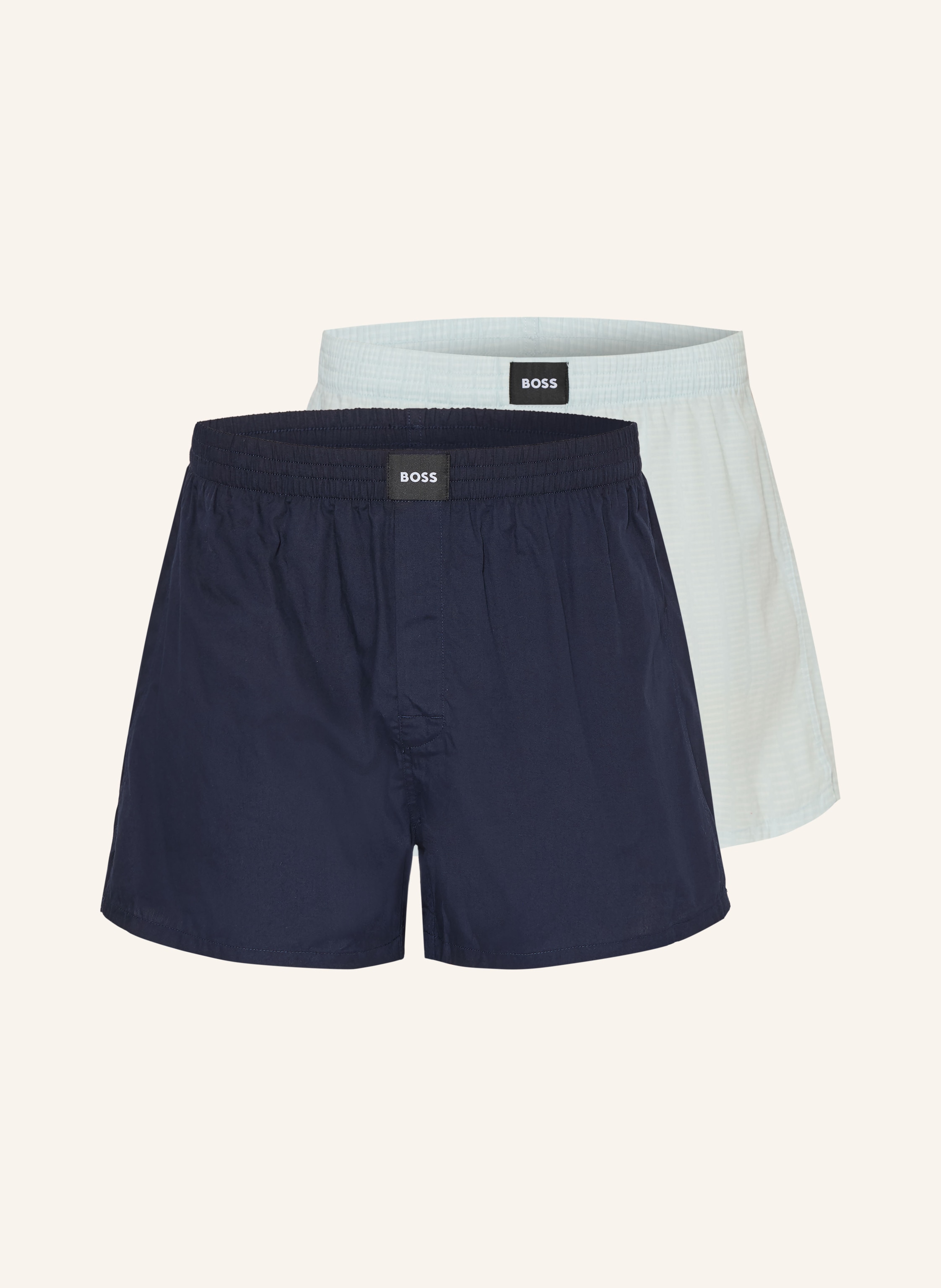 BOSS 2er-Pack Web-Boxershorts S. CW PEACH