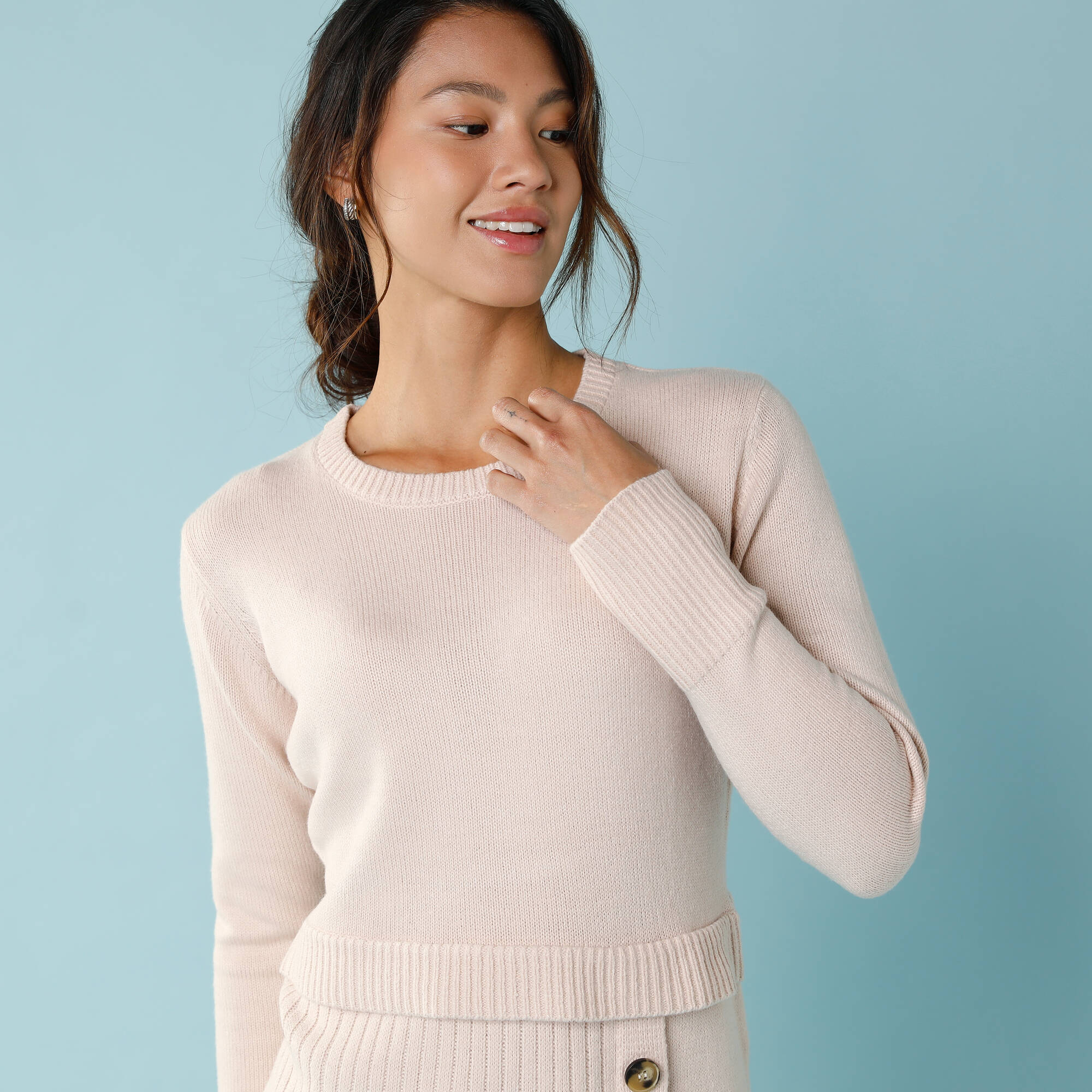 Robe pull effet portefeuille, Spécial Petites