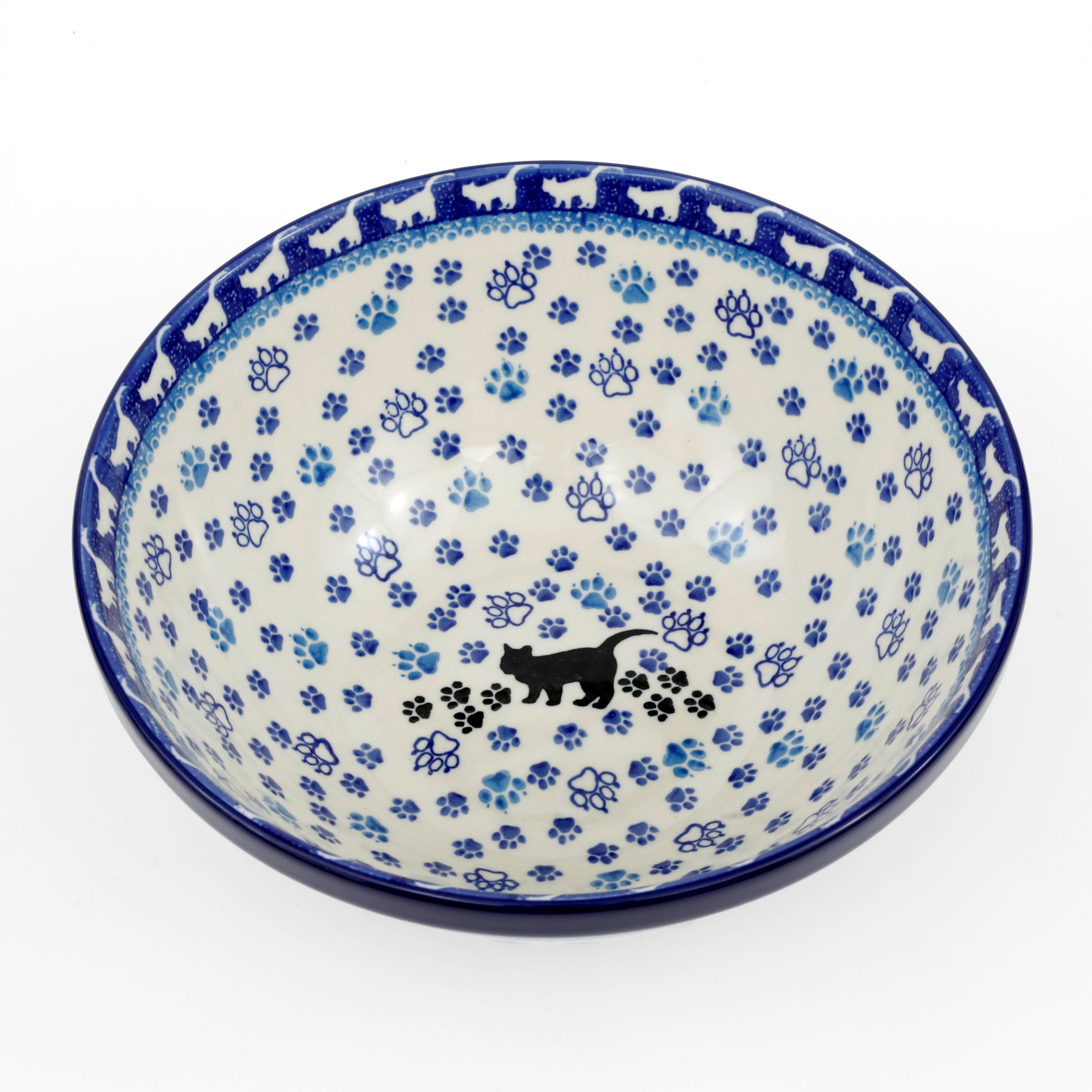 Miska ceramiczna 056 h-10cm  1771X Czarny Kot
