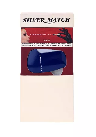 Zapalniczka gazowa Silver Match - Niebieska 40674230-N