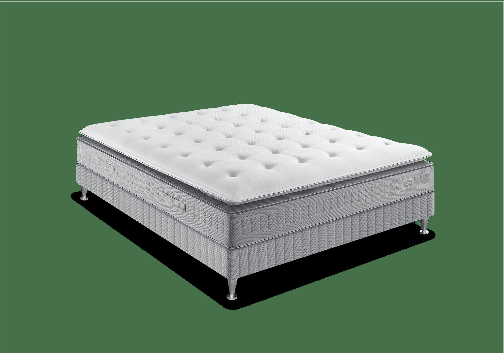 EXTENSION - Ens EXTENSION 160x200 matelas H29 ressort ensachés, ferme, sommier