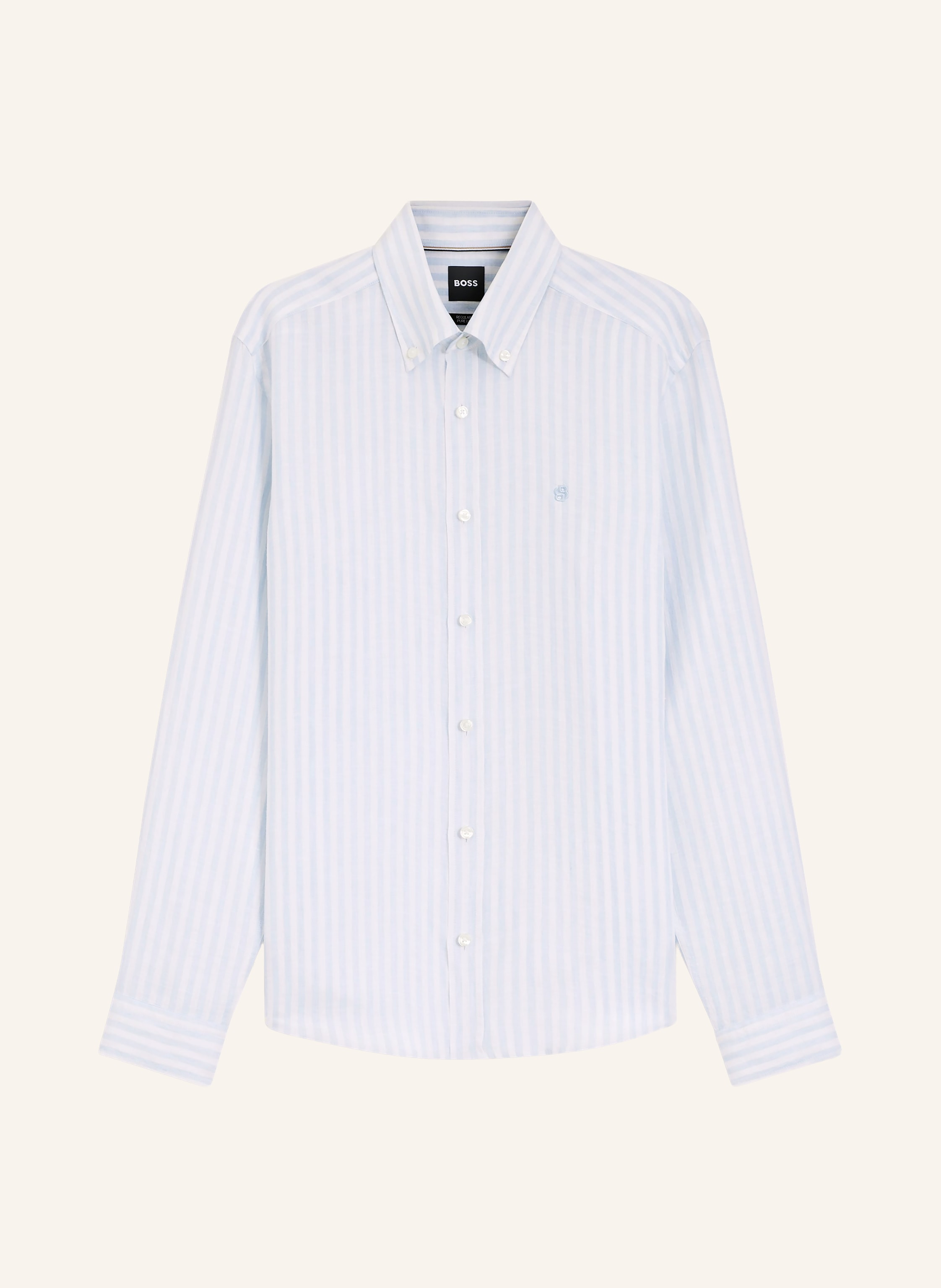BOSS Leinenhemd LIAM Regular Fit