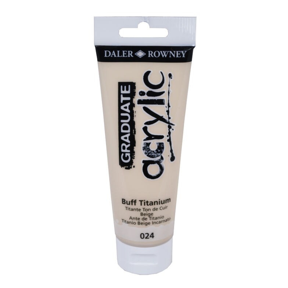 Daler-Rowney Graduate Buff Titanium Acrylic Paint 120ml