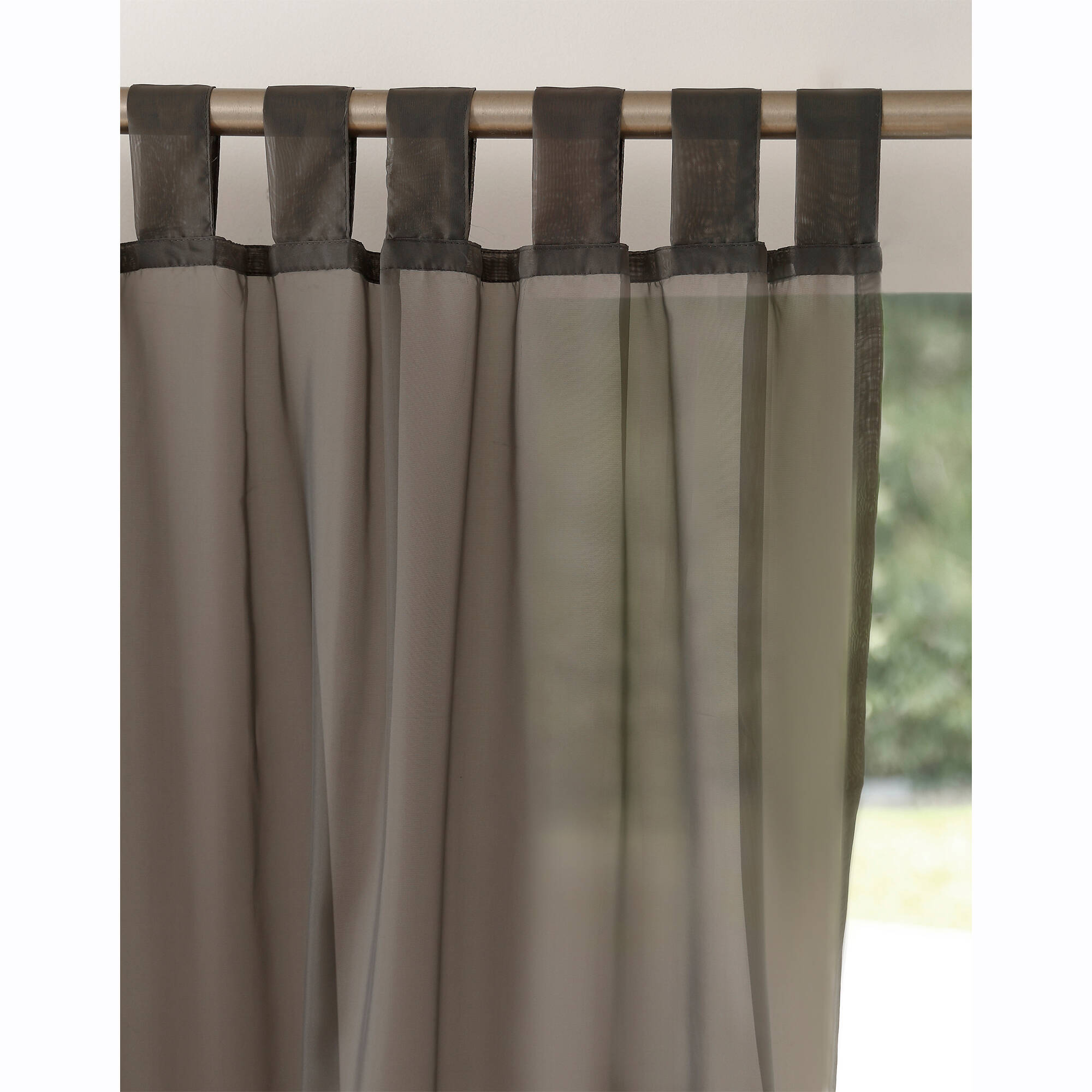 Panneau voile uni finition pattes