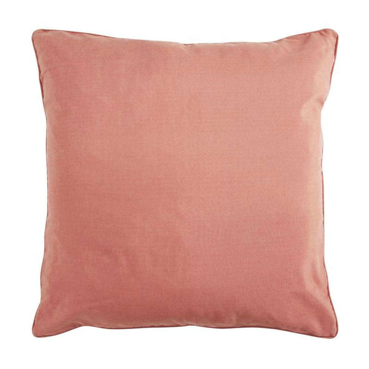 COTTON - Coussin de sol en polycoton terra cotta 70x70
