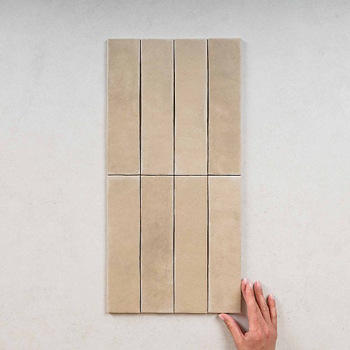Carrelage Effet Zellige Beige ARGILE 6x24,6 Siena - Les Carreaux de Jean