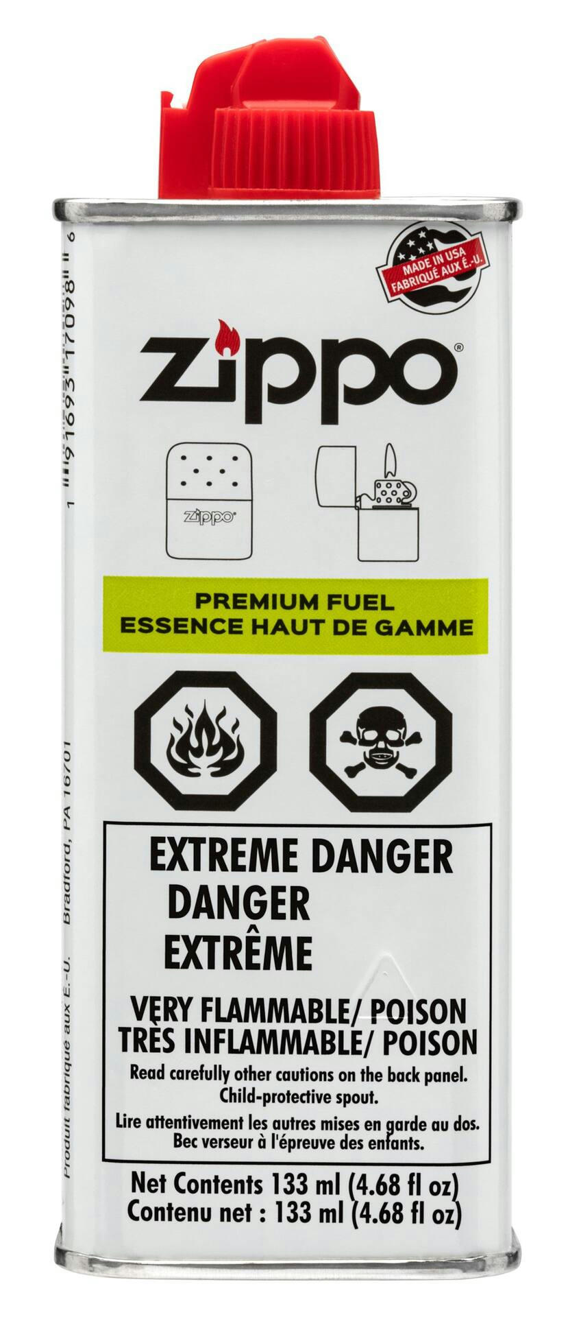 Zippo Hand Warmer Clean Burning Fluid, 4.68-oz/133-mL