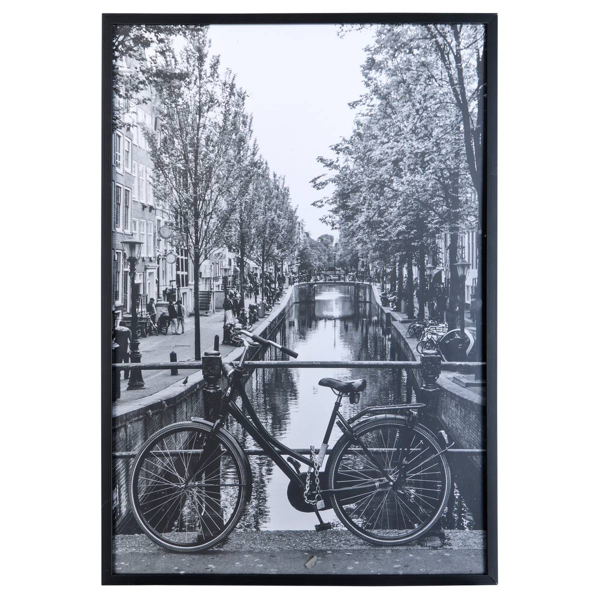 Framed Poster "Ayu" Black & White, 70x100 cm