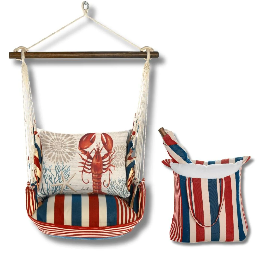 Magnolia Casual Swing Set 4 piece - Stars & Stripes w/ Lobster with Corals