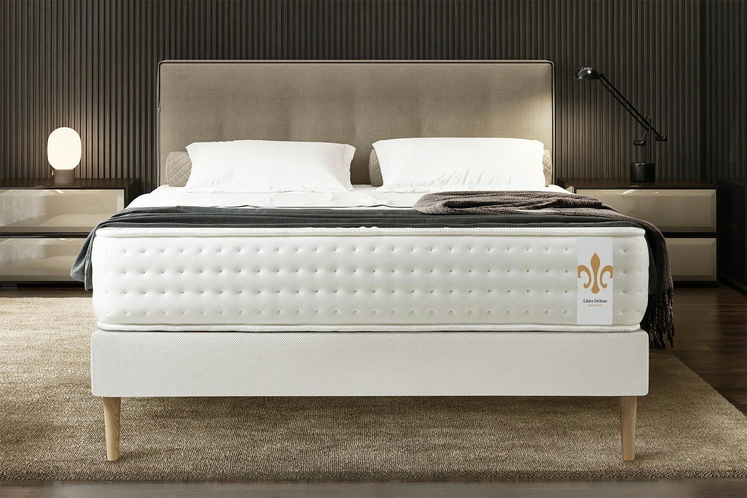 - Matelas 140x190 Ressorts et mémoire de forme - Ferme