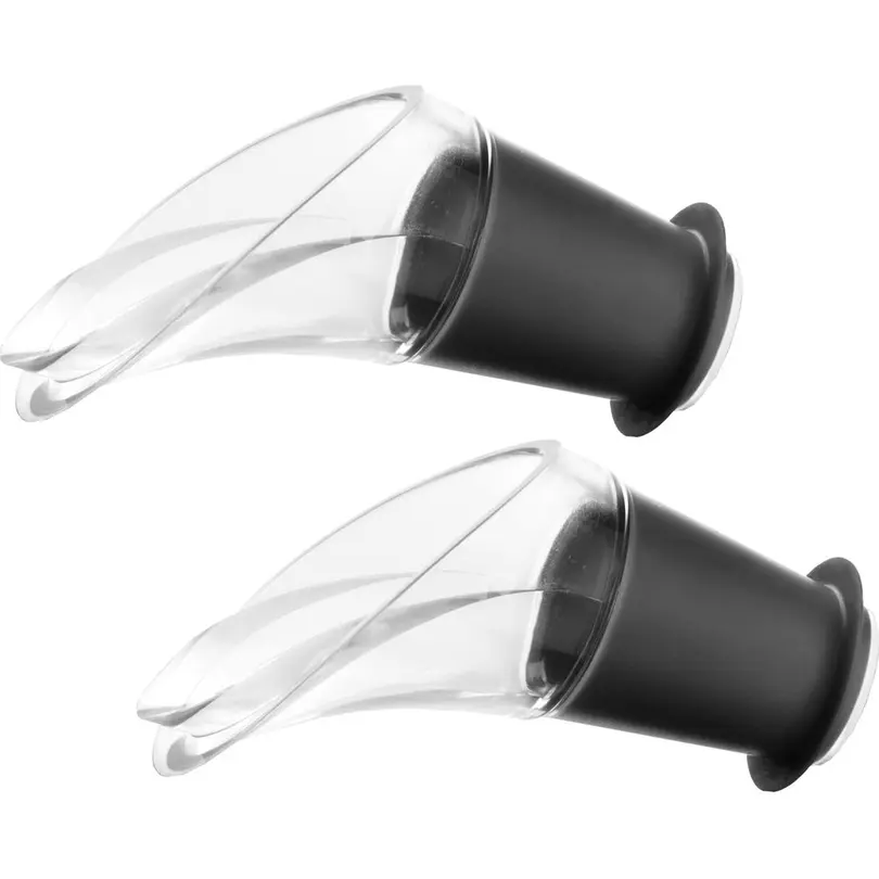 Ausgiesser 2er-Set Wine Server Black