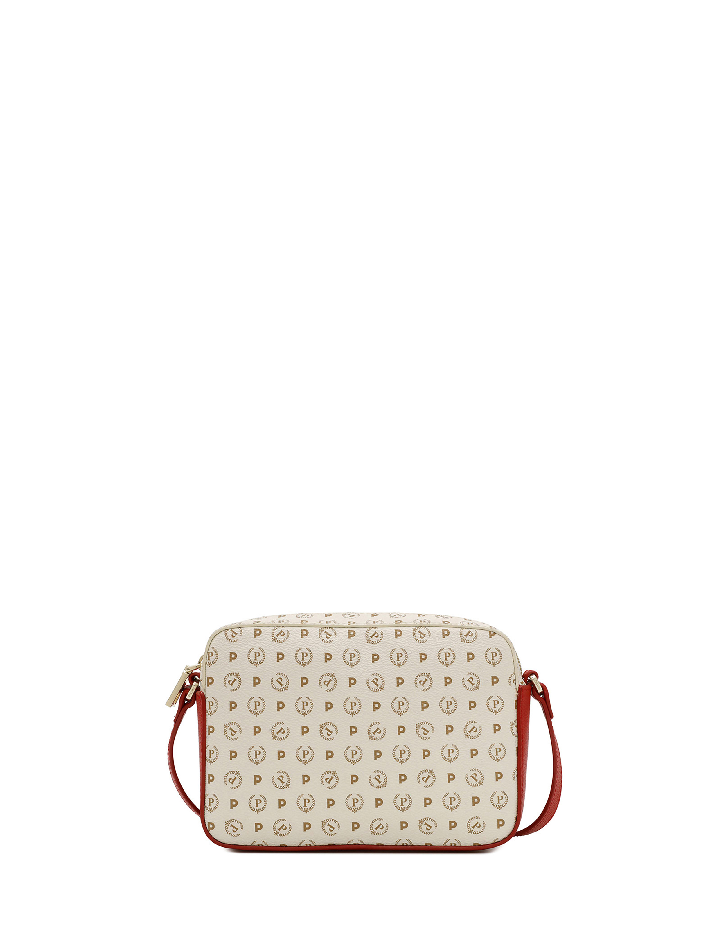 Borsa A Tracolla Heritage Logo Classic Avorio/lacca
