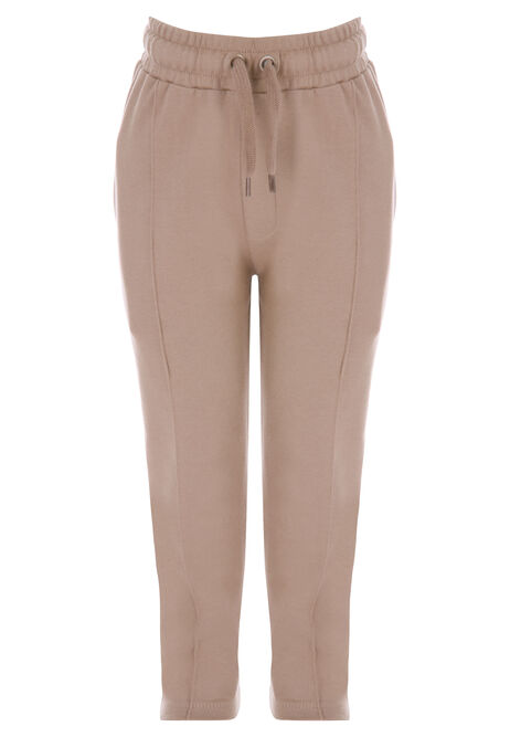 Younger Boys Mocha Cotton Joggers