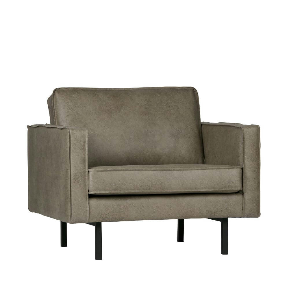 BRONCO - Fauteuil vintage elephant skin taupe