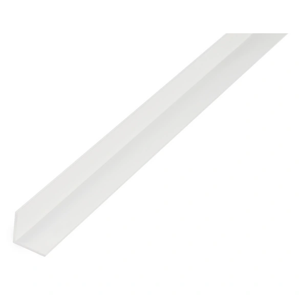 Winkelprofil, BxHxL: 1 x 1 x 100cm, Hart-PVC (PVC-U)