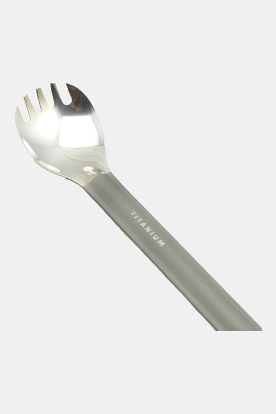 TOAKS Titanium Long Handle Spork W Polished Bowl