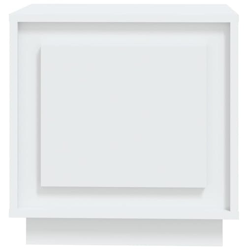 NNEVL Bedside Cabinets 2 pcs White 44x35x45 cm Engineered Wood