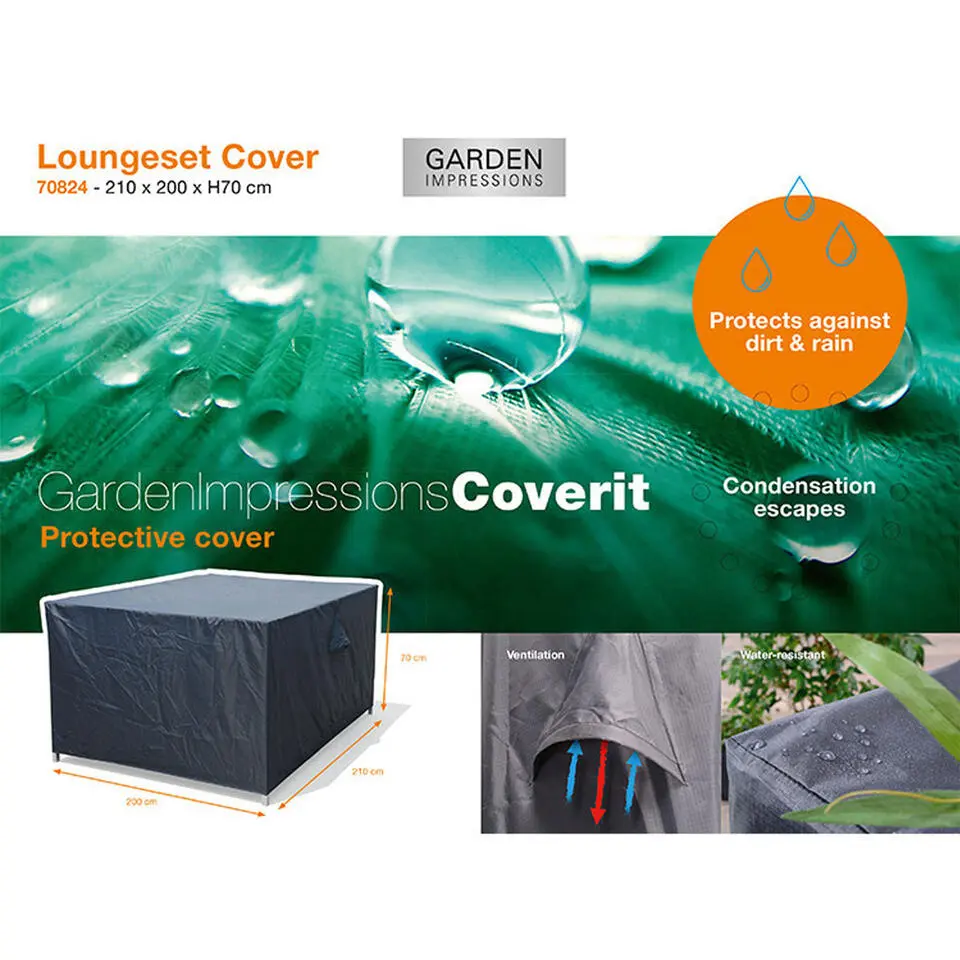 Garden Impressions Loungesethoes 210x200xH70 cm