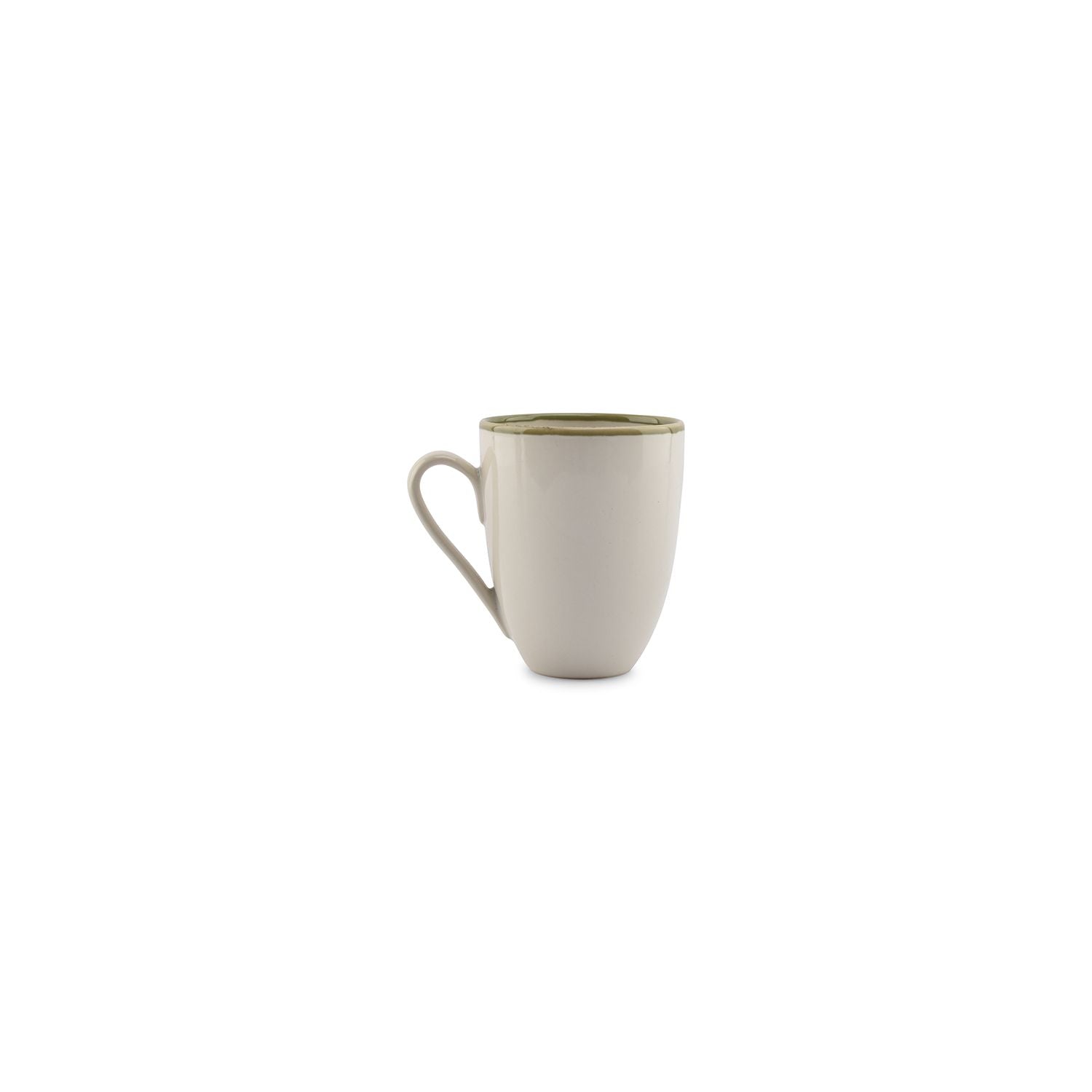 Ona - Beker 35cl groen Gravel - Set van 12