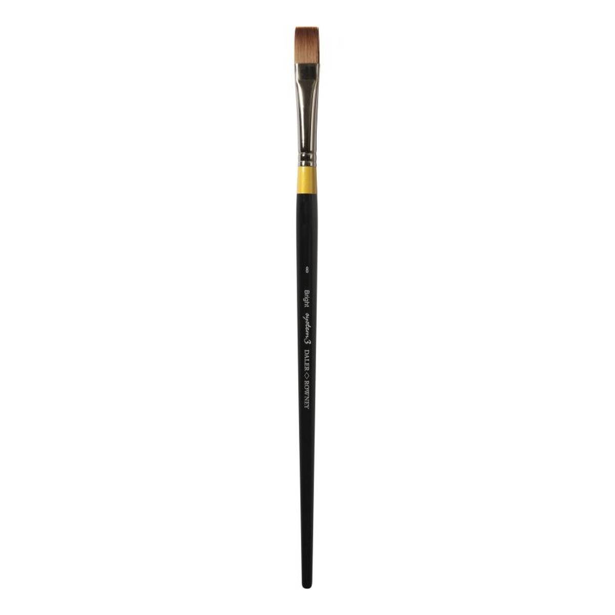 Daler-Rowney System3 Brush Bright Long Handle 0/8