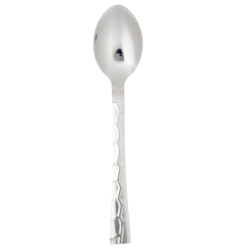 Cuillère à café inox L15,5cm manche acier facette