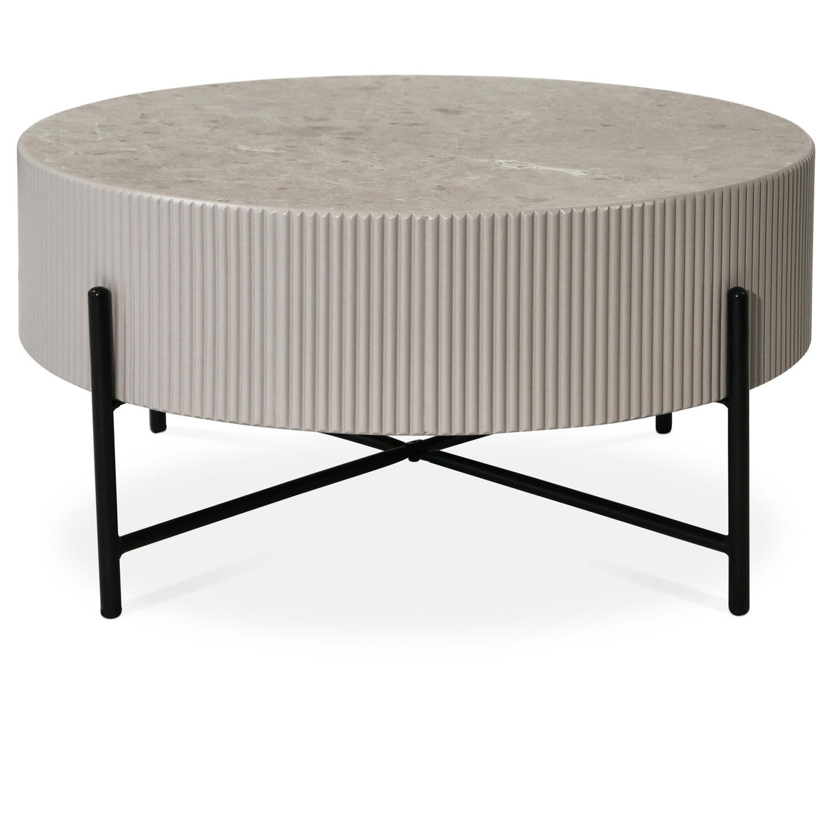 Furnhouse ronde salontafel Milo - Beige - Ø 80 cm