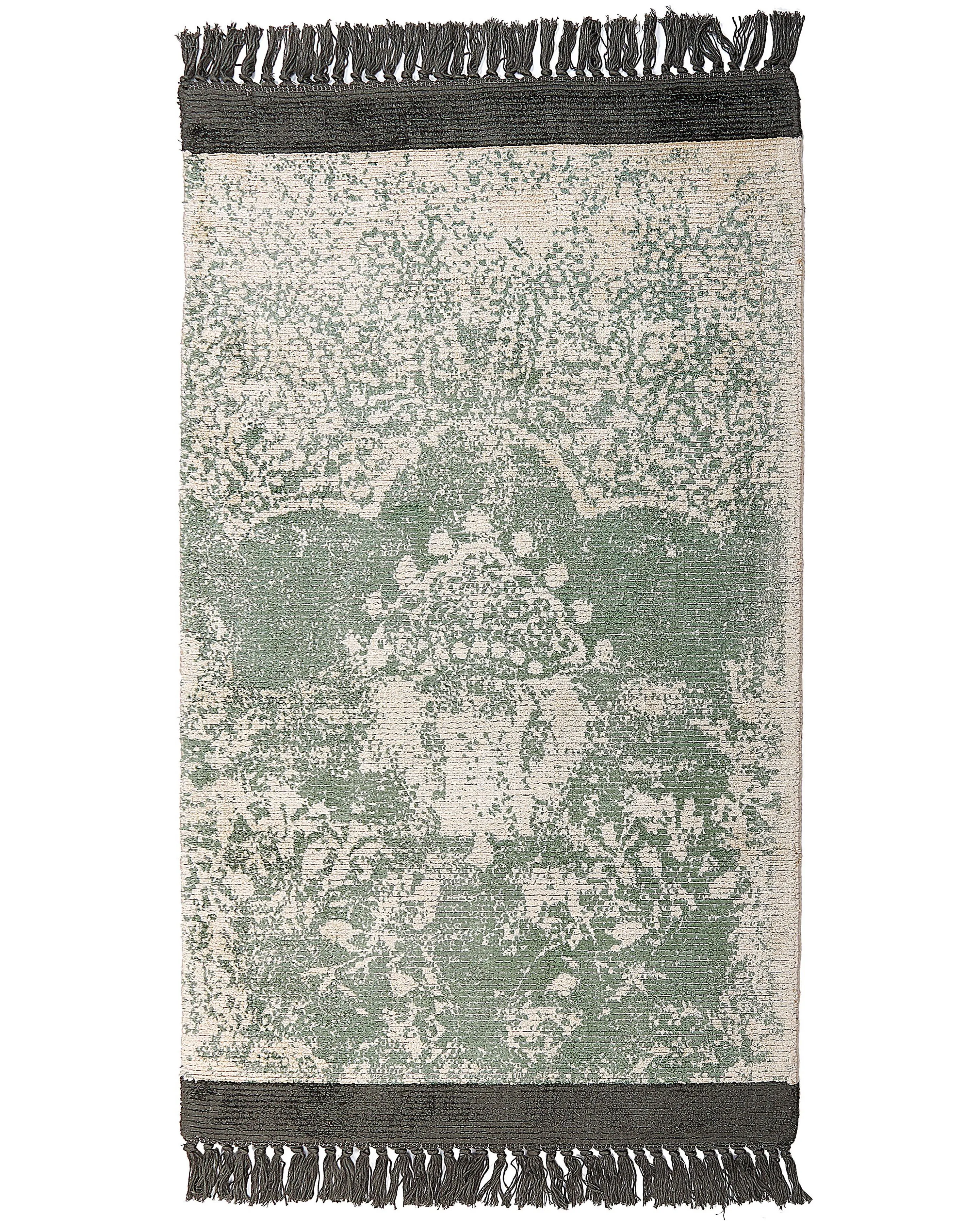 Rug AKARSU Green 140 x 200 cm Viscose