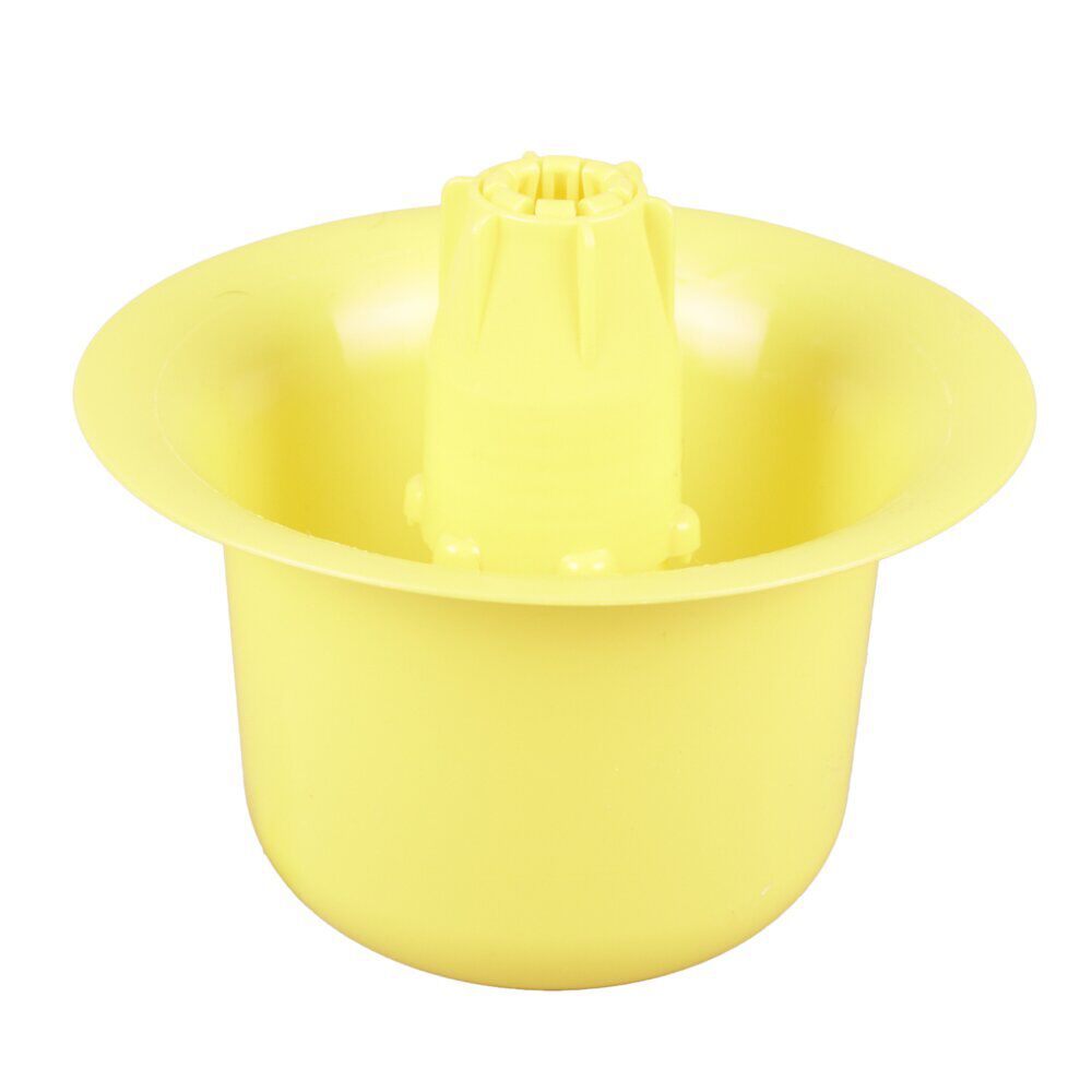 Pied de parasol de plage jaune