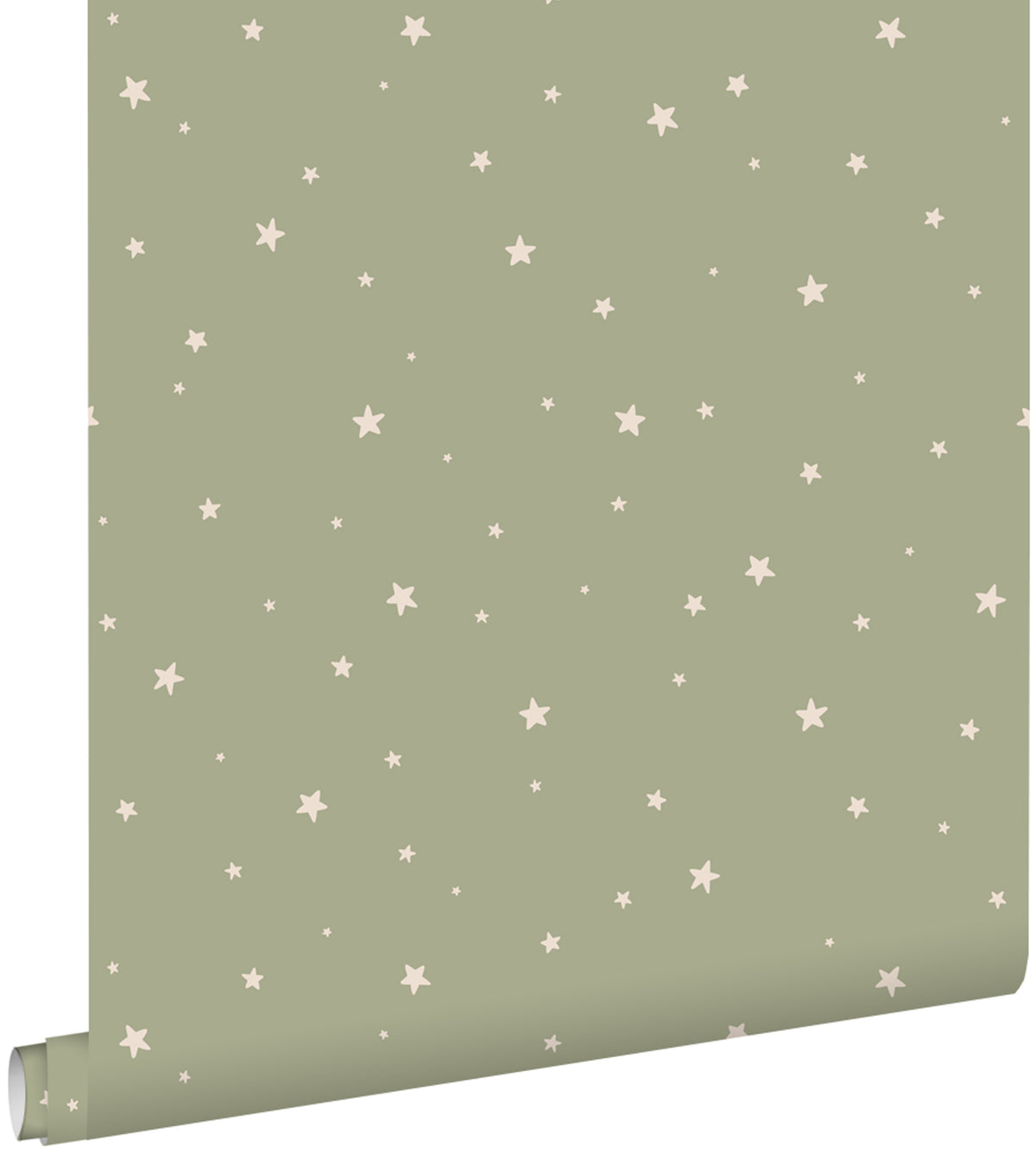 ESTAhome behang sterretjes vergrijsd mintgroen - 53 cm x 10.05 m - 139688