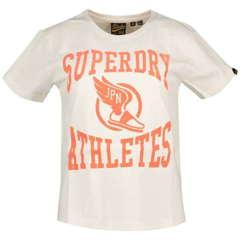 Superdry Varsity Flocked Fitted short sleeve T-shirt