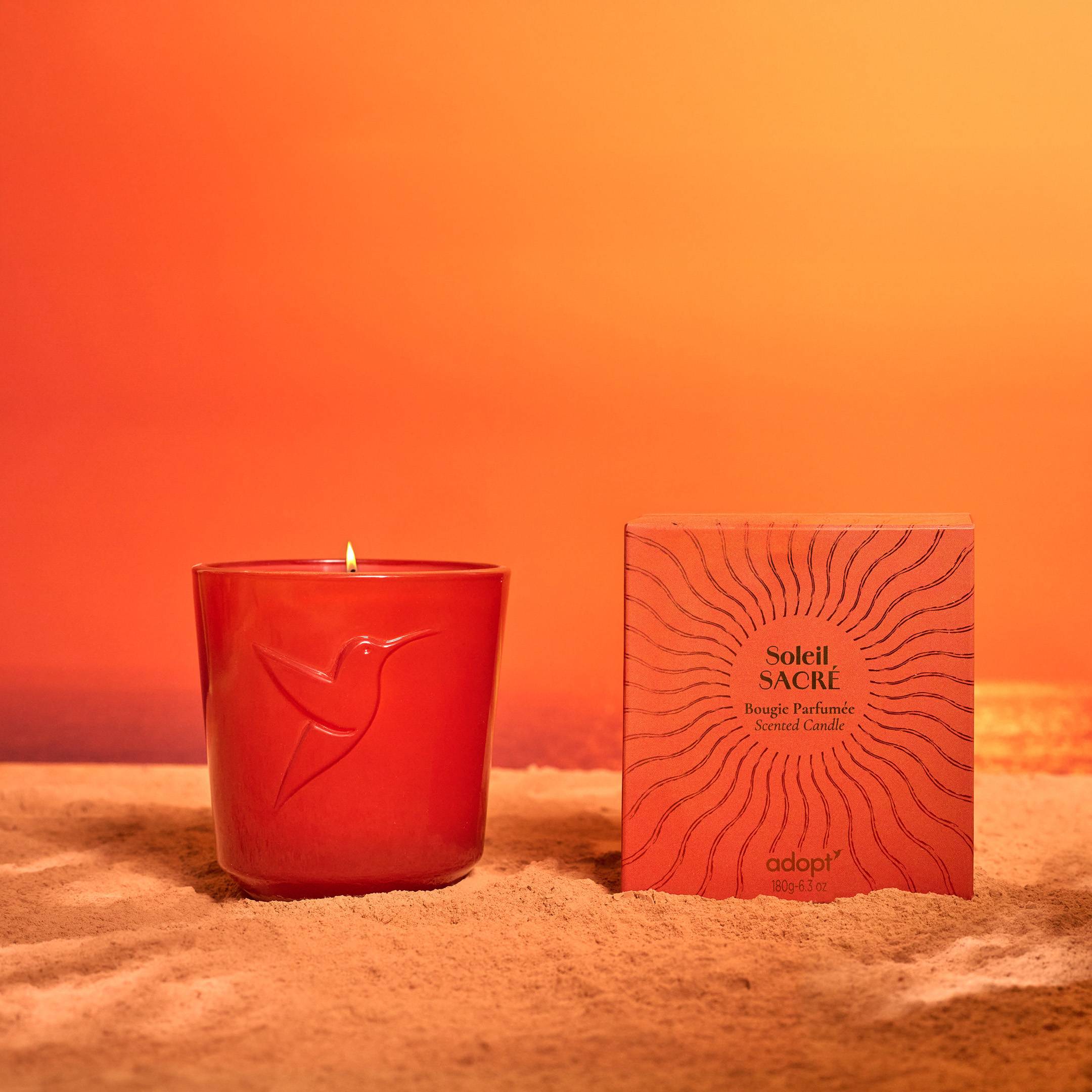 Soleil SacréBougie parfumée 180g