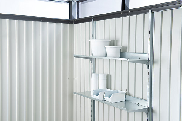 Armoire à outils Biohort en acier gris métallique l.156 x P.155 x H.184 cm