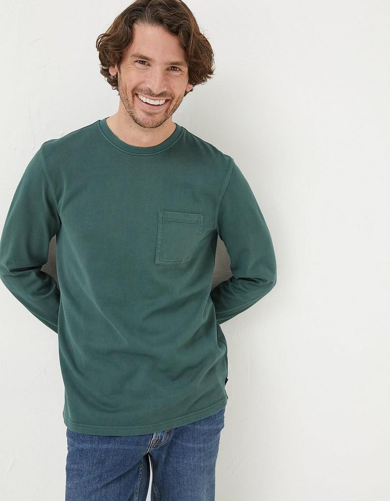 Long Sleeve Pocket Crew