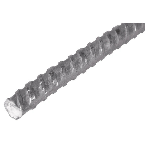 Beton-Riffelstahl, Silber, Stahl