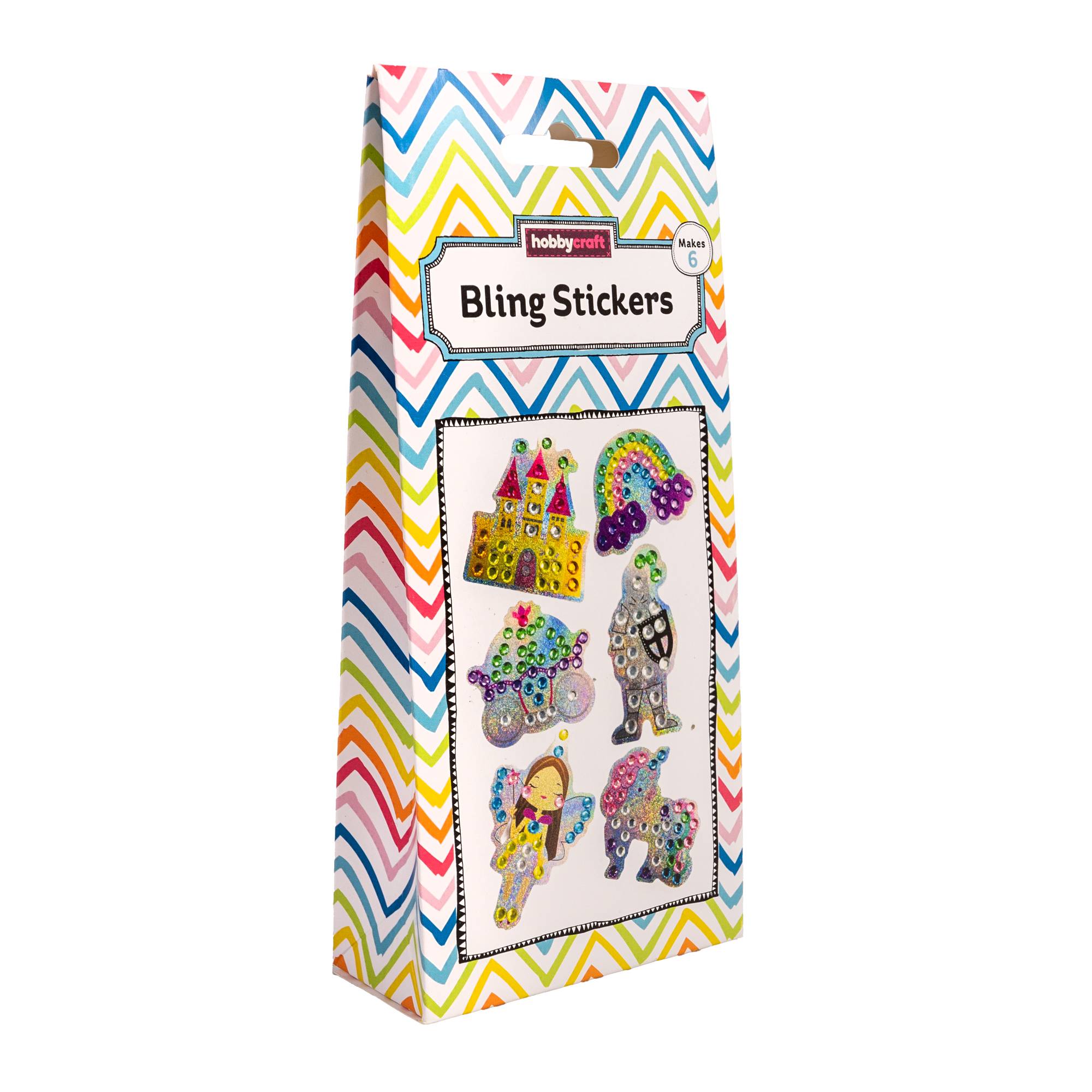 Princess Fairy Bling Stickers 6 Pack