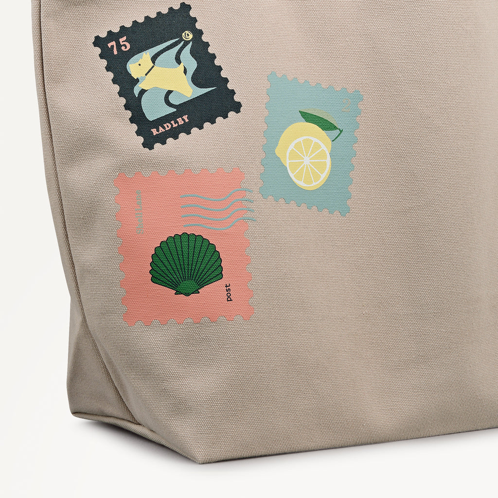 Luggage Lane - Large East West Open Top Tote
