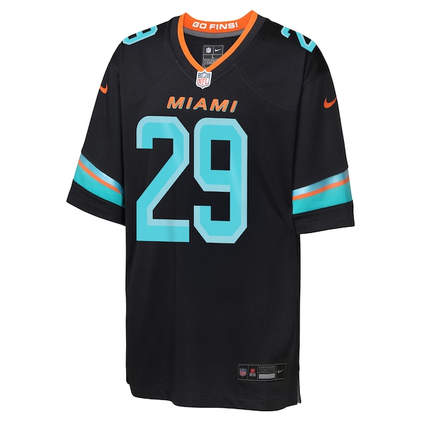 Minkah Fitzpatrick Miami Dolphins Nike Youth 2025 Rivalries Collection Game Jersey - Pitch Blue