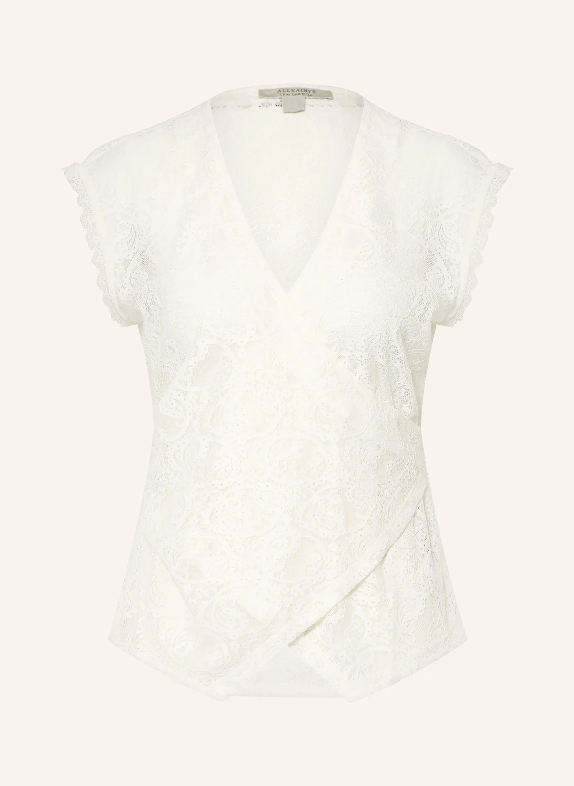 ALLSAINTS Spitzentop VERA in Wickeloptik