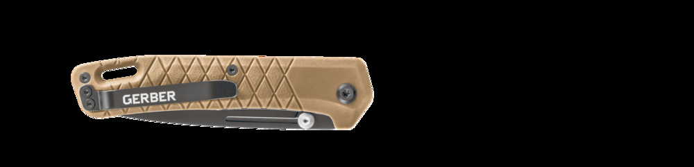Gerber Folding Knife Zilch Brown Handle