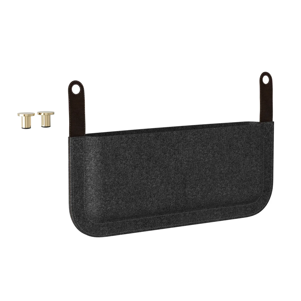 Umage - Side Pocket Magazintasche für Lounge Around Sofa, anthrazitgrau