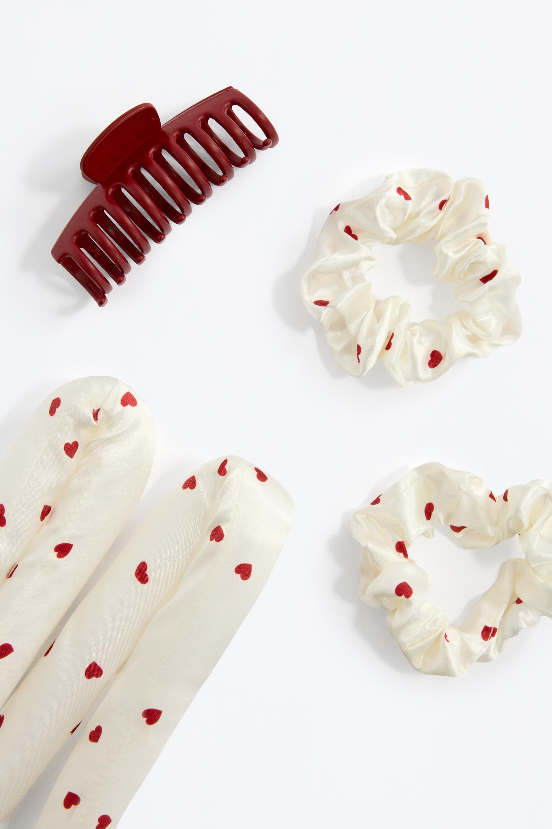 Set rizador de pelo sin calor corazones