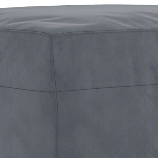 NNEVL 3 Piece Sofa Set with Pillows Dark Grey Velvet