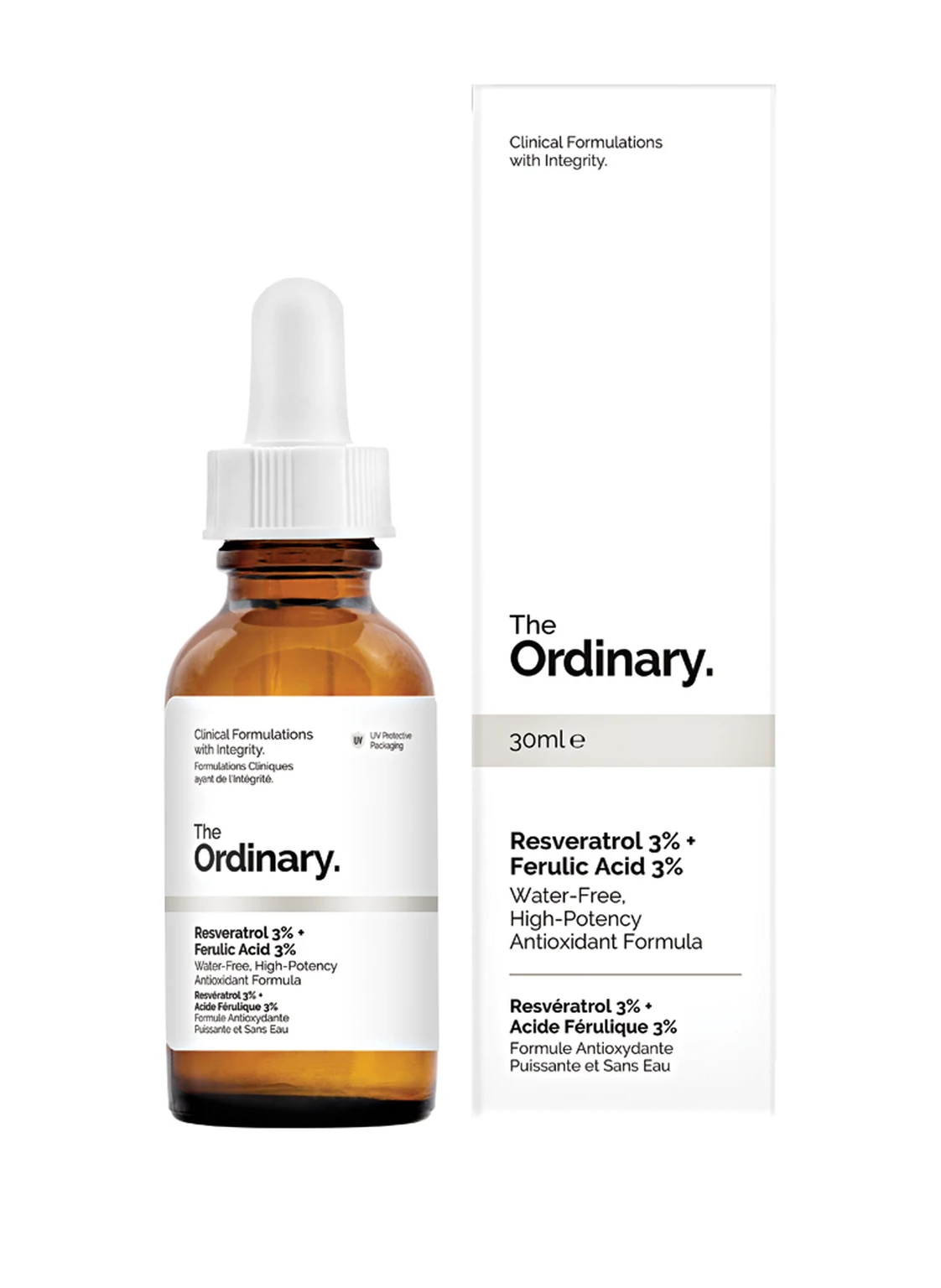 The Ordinary. RESVERATROL 3%   FERULIC ACID 3%