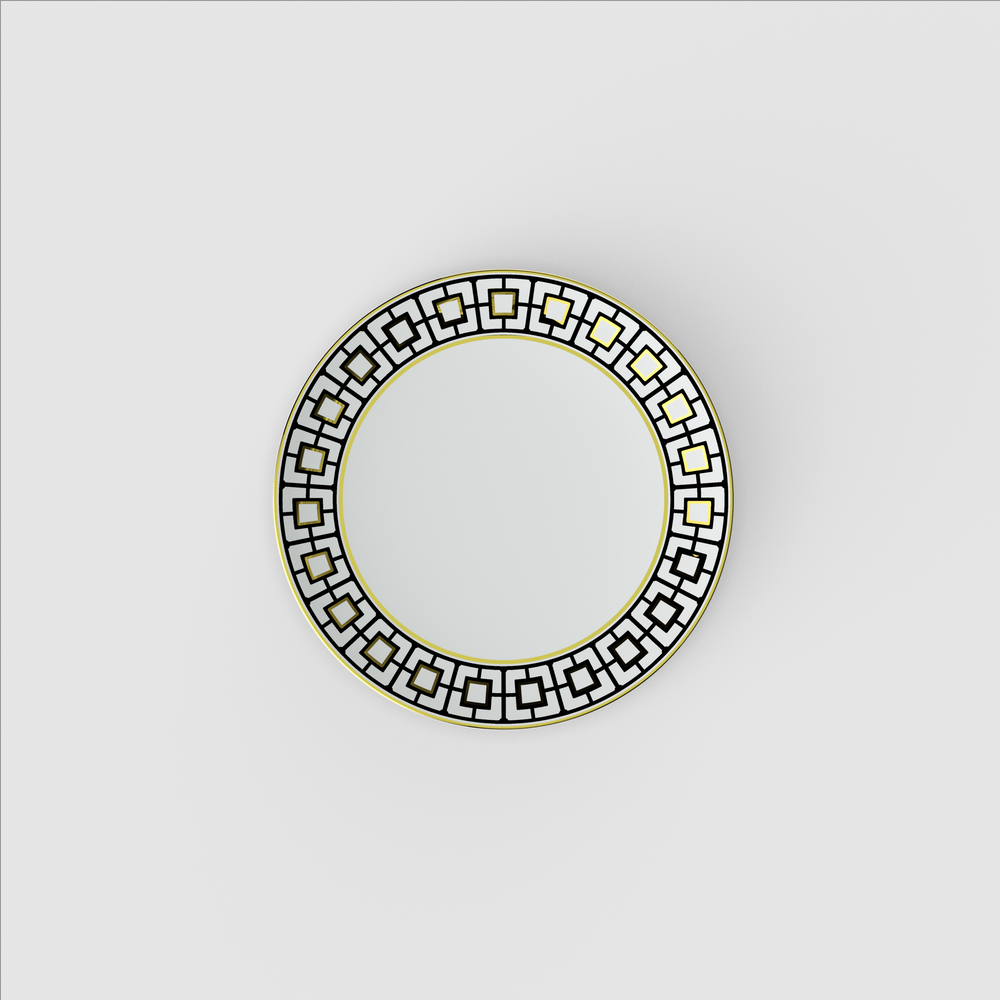 MetroChic Appetizer/ Bread Plate - Multi-colored, 6.3'', Premium Bone Porcelain