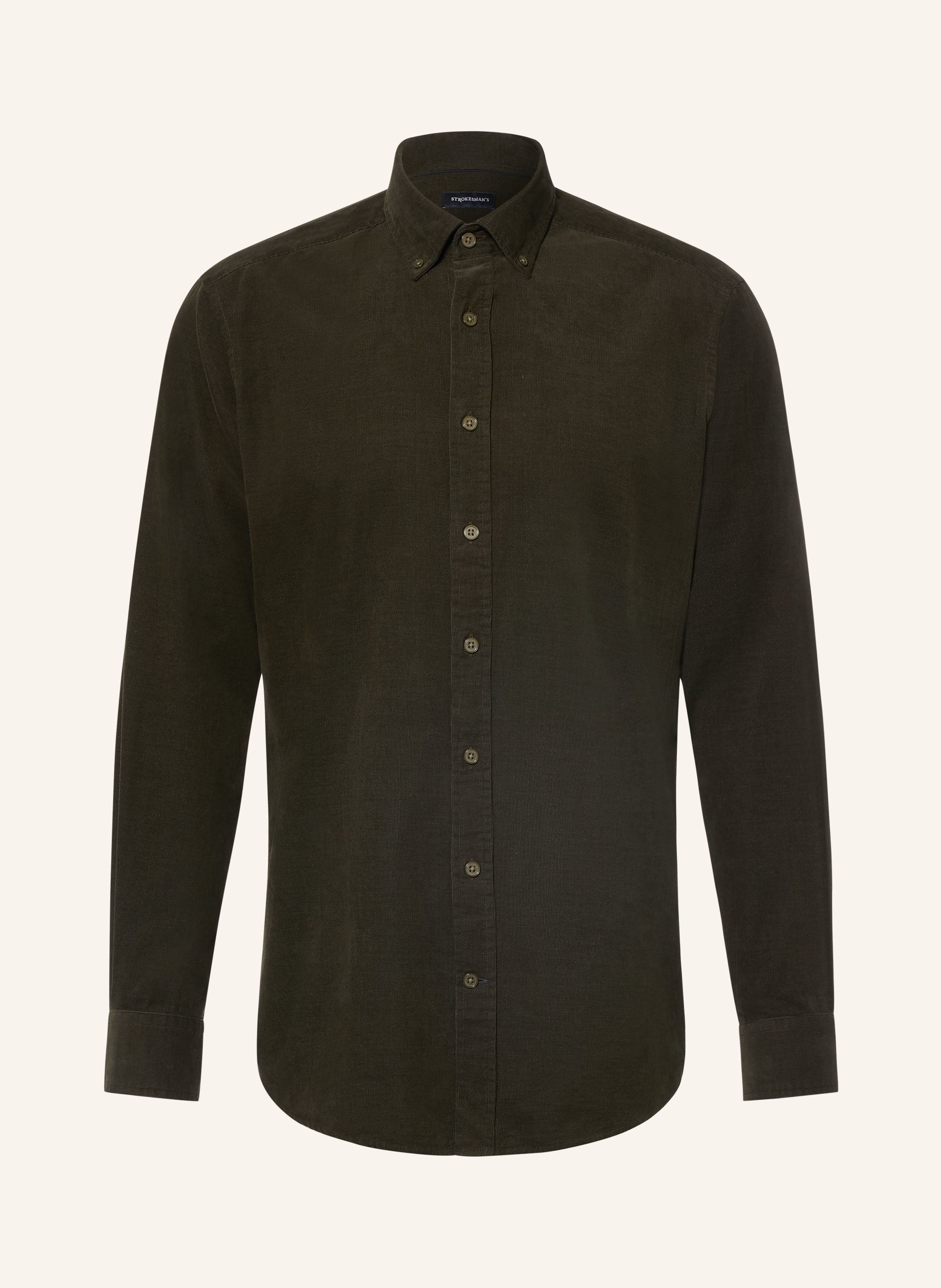 STROKESMAN'S Cordhemd Slim Fit