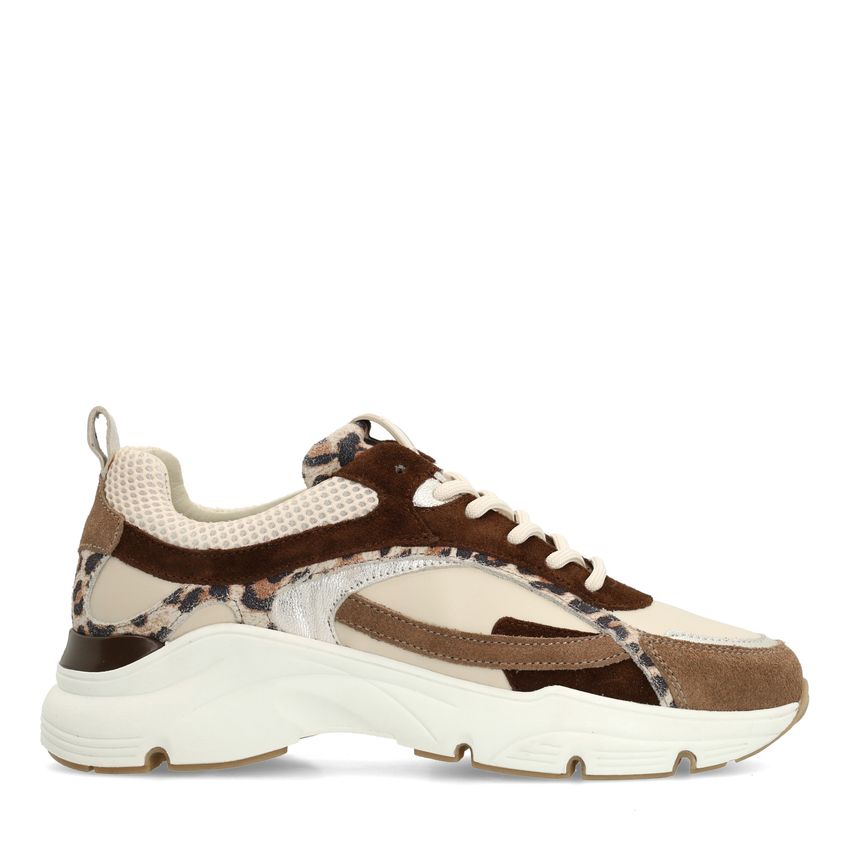 Manfield Beige suède sneakers