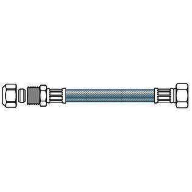 Raccord flexible bicône 15 x F 1/2