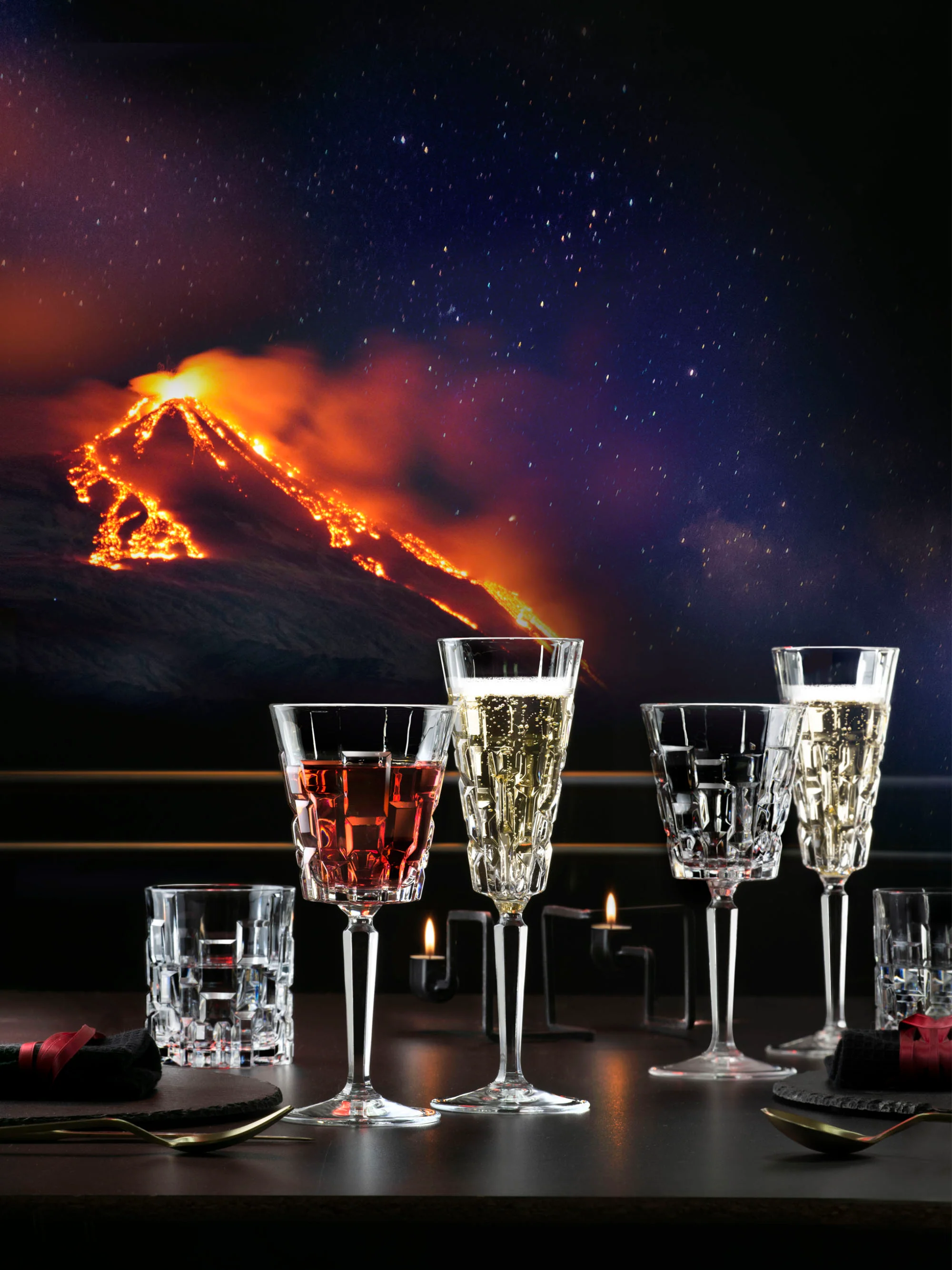 Kristall-Gläser Etna, 18er-Set