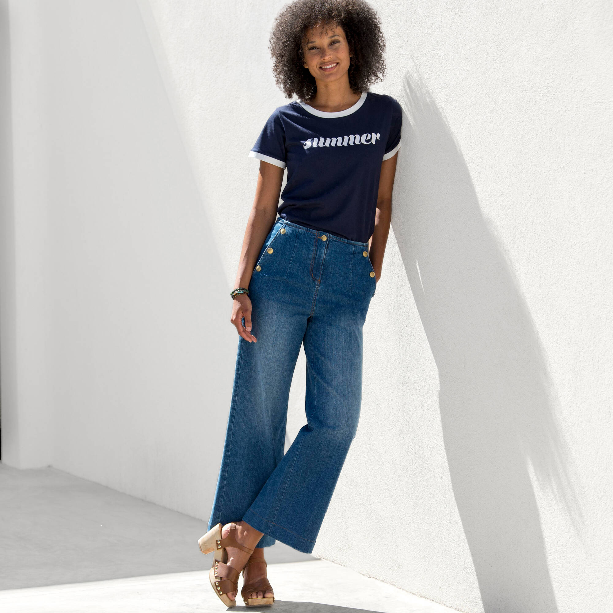 T-shirt manches courtes imprimé "Summer"