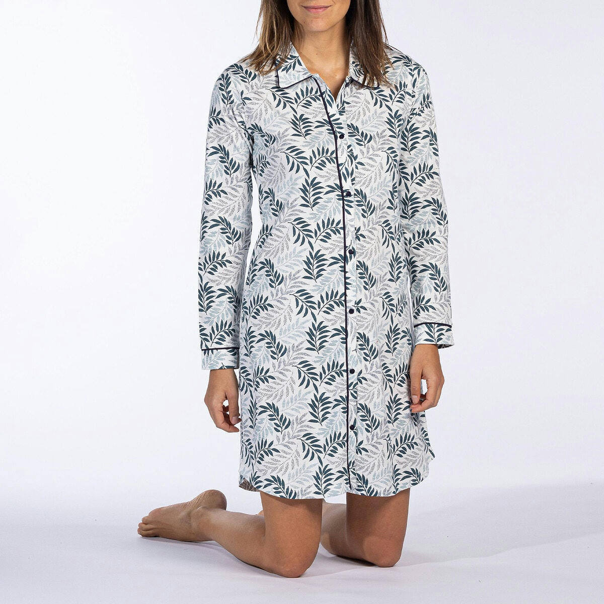 Chemise de nuit manches longues Inha